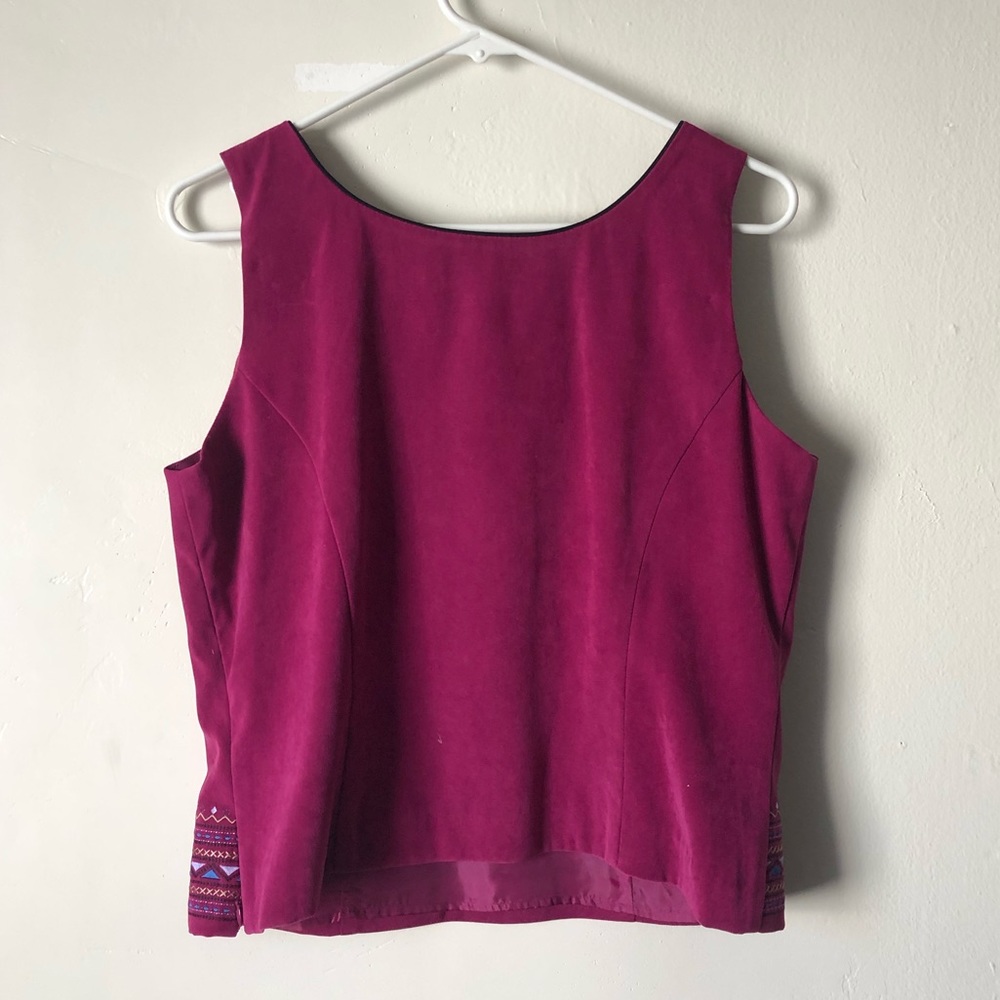 Positive Attitude Beautiful Boho Structured Top - Picture 4 of 5